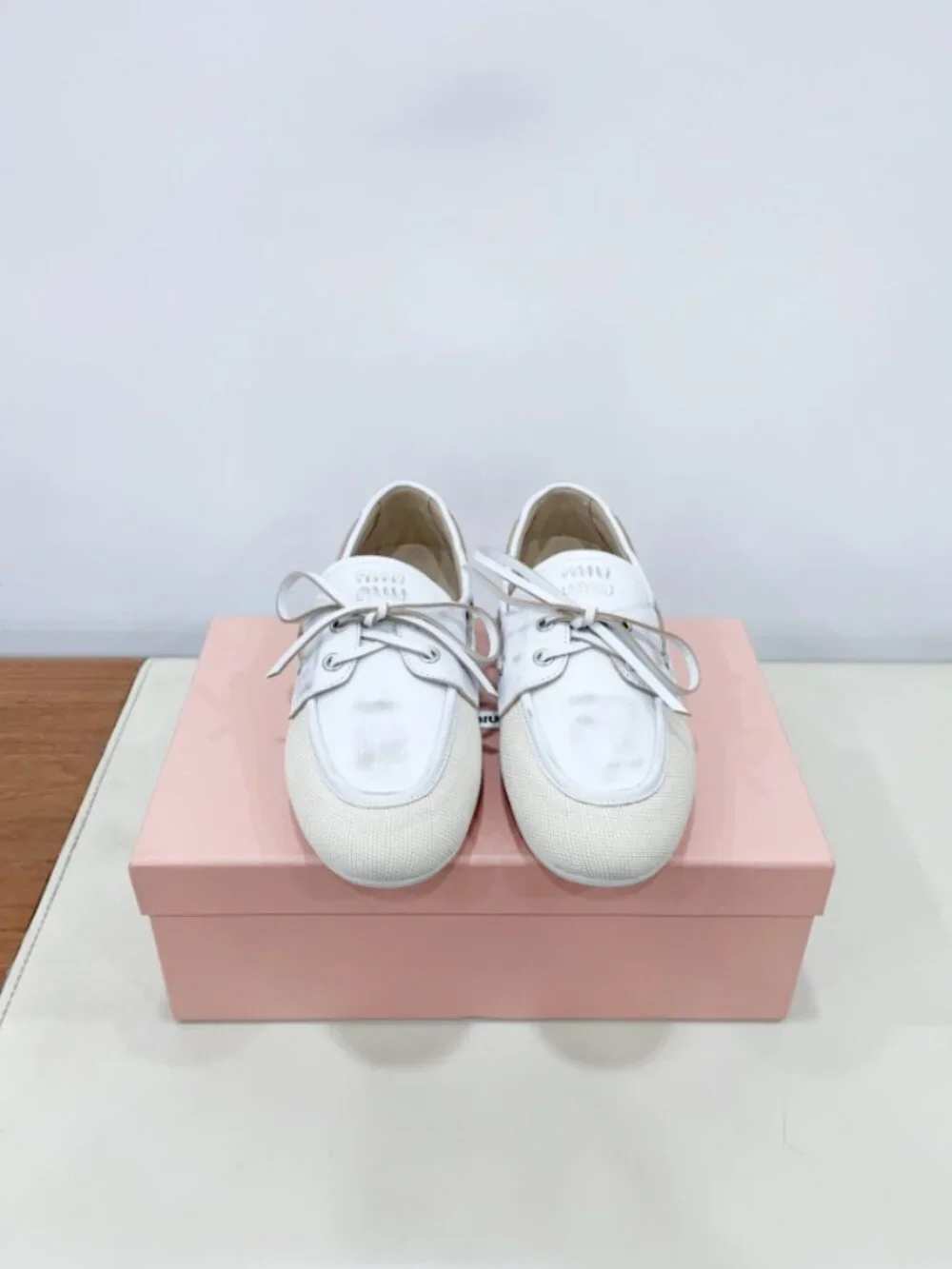 Miu Miu White   Flats